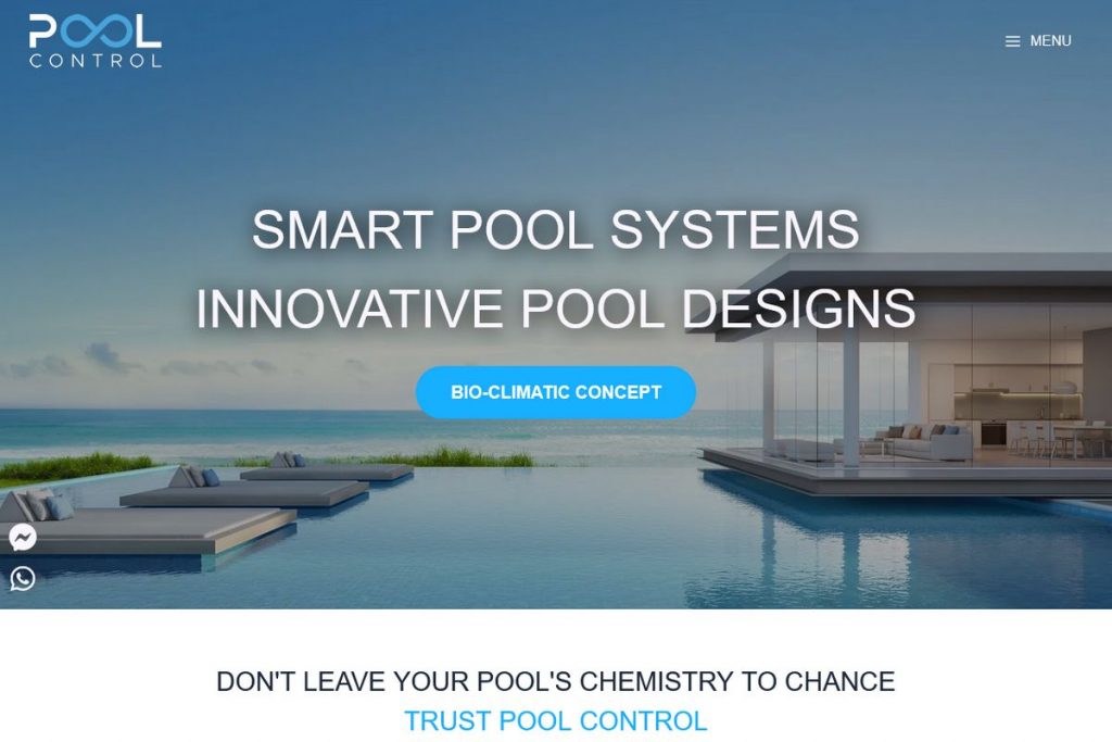 High-end water treatment systems - Pool Control
