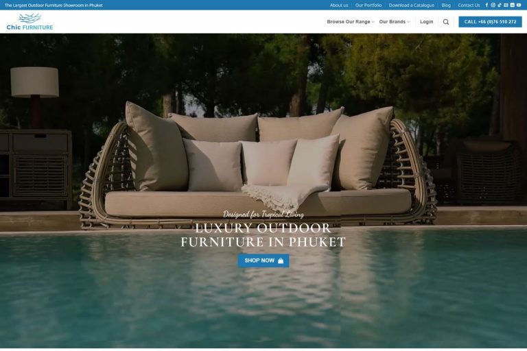 Luxury Outdoor Furniture in Phuket Chic Furniture