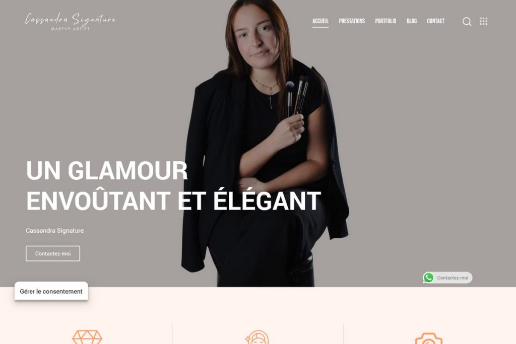 Maquilleuse Lyon mariage & domicile - Cassandra Signature