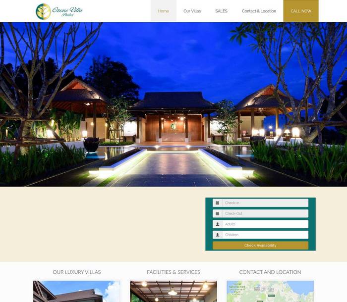 Ozone Villa - Luxurious private pool villas, east coast of Phuket - Melki.Biz - Consulting, SEO & Web Design in Phuket