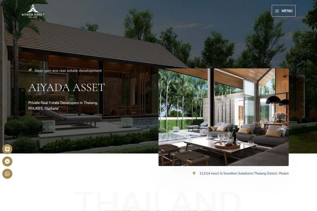 Private Real Estate Developers in Thalang PHUKET Aiyada Asset Aiyada Asset - Melki.Biz - Web Design & SEO in Phuket