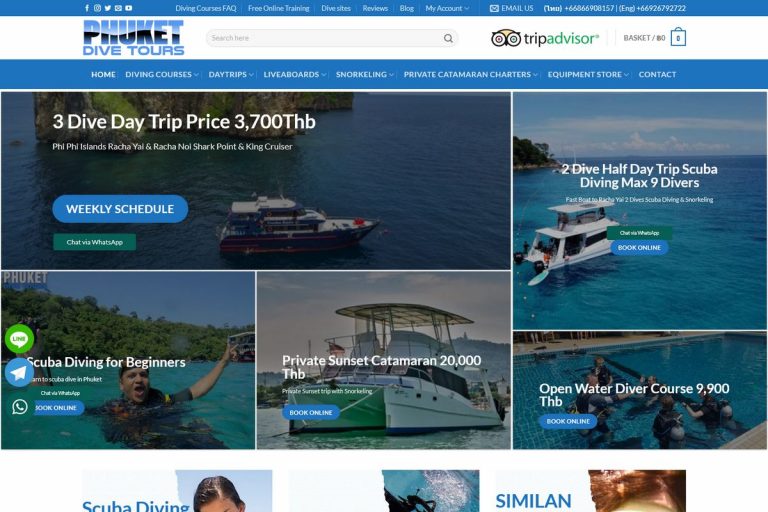 Scuba Diving - Phuket Dive Tours - Melki.Biz - Web Design & SEO in Phuket