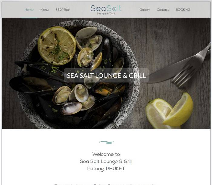 Sea Salt Lounge & Grill - Melki.Biz - Consulting, SEO & Web Design in Phuket