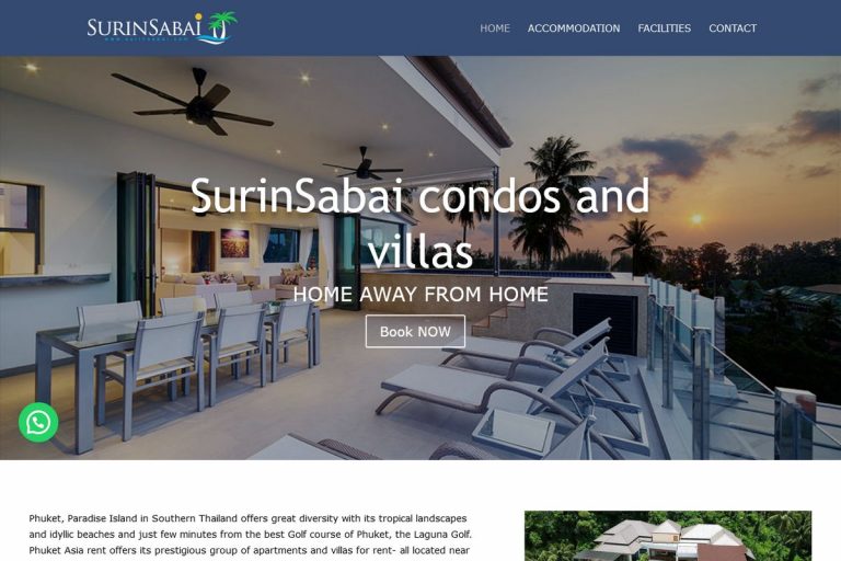 SurinSabai condos and villas Rental apartments and pool villas with sea view in Phuket