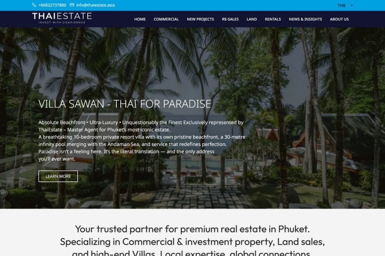 Thai Estate PHUKET - Melki.Biz - Web Design & SEO in Phuket