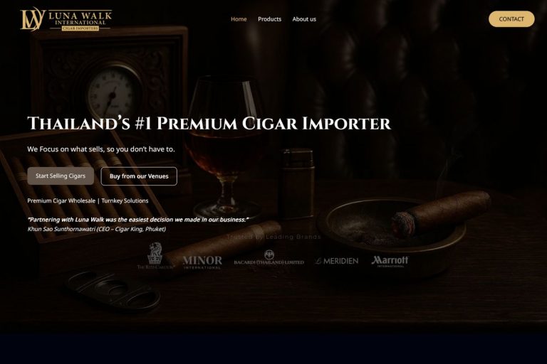 Thailand’s Premium Cigar Importer - Luna Walk International
