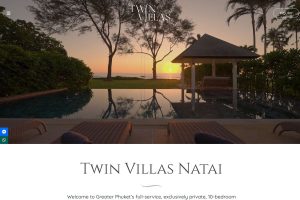 Twin Villas Natai Web Design PORTFOLIO - Melki.Biz - Web Design & SEO in Phuket